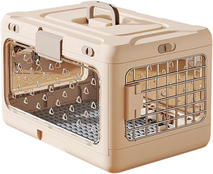 Foldable Pet Carrier with Anti Pee Layer and Spacious Inside for Comfort Compact Pet Carrier