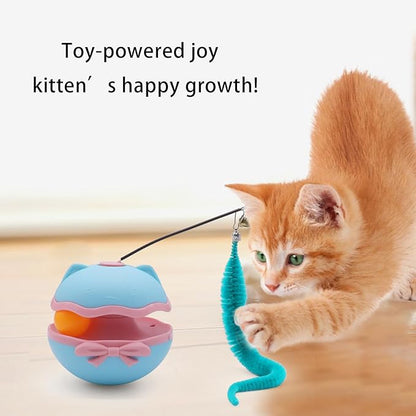 LummiPlay Interactive cat Toy, auto cat Wand with Track Ball