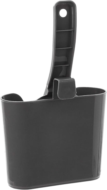 Amazon Basics Durable Cat Litter Scoop with Holder, Hangs on Litter Box, Efficient Scooper