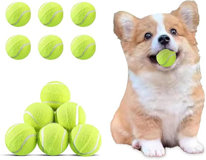 Mini Tennis Ball 12 Pack for Pet Playing Fecth, 2 inch Dog Training Tennis Balls for Small Size Dogs, Interactive Dogs Playing Balls Fits 2 Inch Automatic Dog Ball Launcher