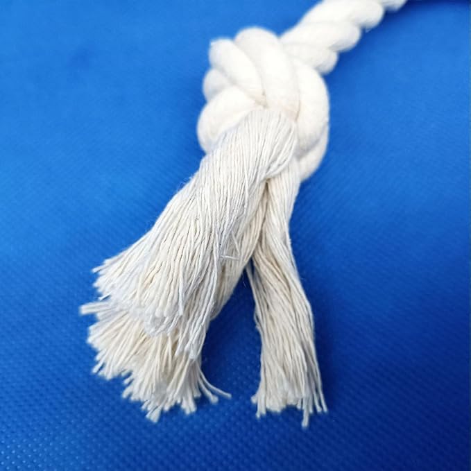 2-Pack Dog Rope Toys – 13" Cotton Teething & Tug Toys for Small Dogs, Medium-Small Breeds & Senior Medium Dogs – Dental Cleaning & Interactive Play