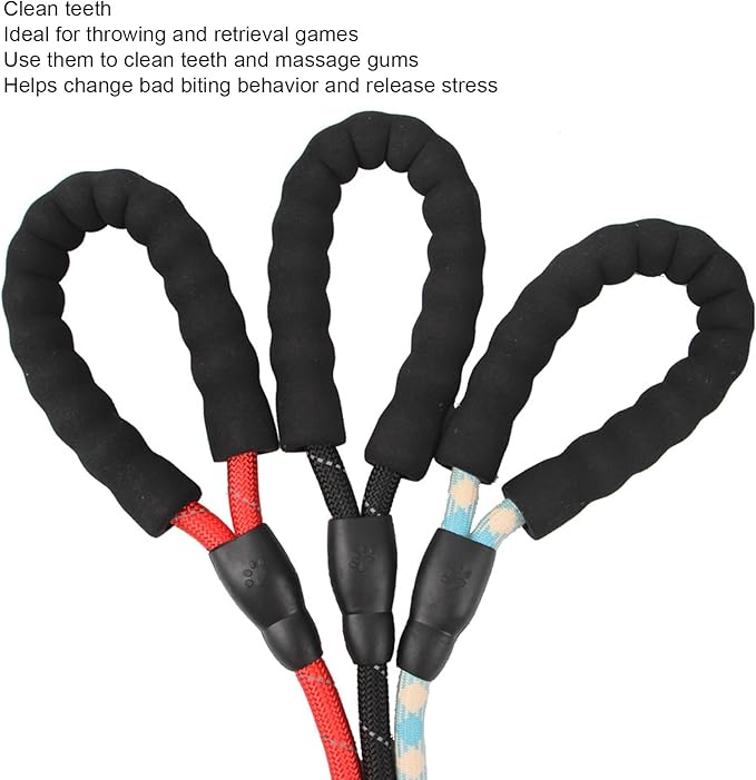 Interactive Dog Toys Tug of War Dog Toy, Dog Rope Toys Tree Hanging Toy Puzzle Ball for Chewing for Dogs Puppy Pets (red)