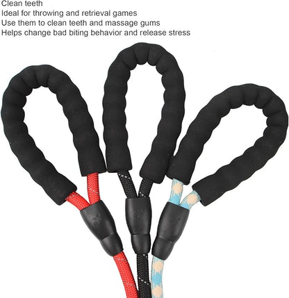 Interactive Dog Toys Tug of War Dog Toy, Dog Rope Toys Tree Hanging Toy Puzzle Ball for Chewing for Dogs Puppy Pets (red)