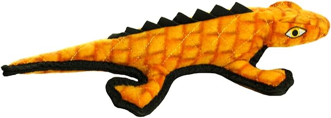 TUFFY - World's Tuffest Soft Dog Toy - Desert - Multiple Layers. Made Durable, Strong & Tough. Interactive Play (Tug, Toss & Fetch). Machine Washable & Floats (Gila Monster, Large 2 Pack)