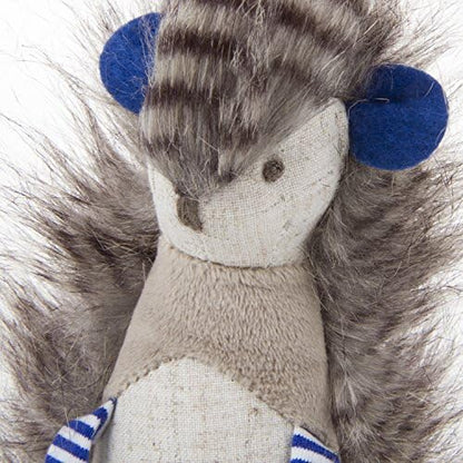 Petlinks HappyNip Kicker Meercat Plush Cat Toy, Contains Silvervine & Catnip - Blue/Tan, One Size - Image 3