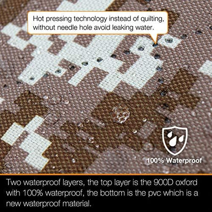 Truck Seat Cover for Dogs Waterproof 900D Soft Back Seat Cover for Crew Cab Protects Vehicle from Dog Hair, Scratches, Dirt Durable Rear Seat Cover for Pickup Truck F150 F250 Ram GMC 1500 2500 - Image 5