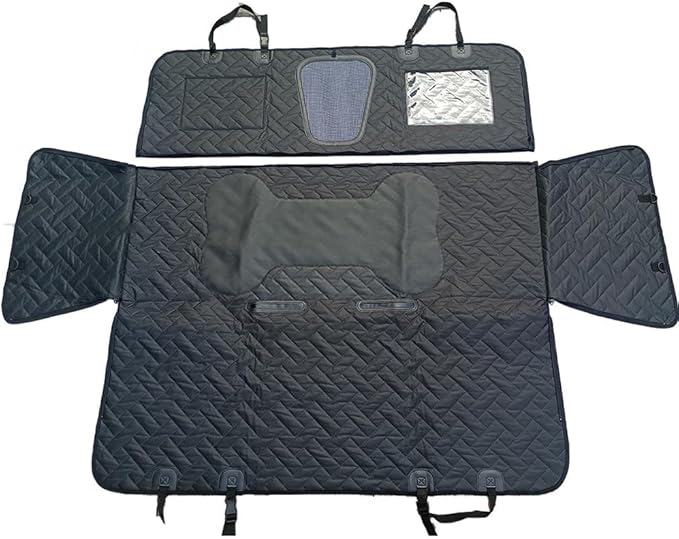 Dog Car Back Seat Cover for Lincoln Corsair 2022 2023 2024 2025 Pet Car Mat Waterproof Scratch-Resistant Pet Hammock Pet Protector Mat Interior Accessories,Black-b