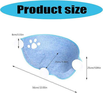 Window Hammock for Cats with Suction Cups Lounging Bed Perch Breathable Cloth Resting Bed Hammock