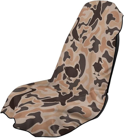 SEANATIVE Duck Camouflage Sweat Towel Car Seat Cover for Gym Running Athletes Fitness Workout, Auto Seat Pet Protector, Sports Towel Seat Covers for Cars