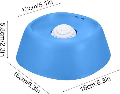Dog Lick Bowl, Slow Feeder Dog Bowls for Liquid Treat, Dog Licking Bowl with Rolling Balls, Dog Cat Enrichment Toys - Interactive Slow Feeder & Anxiety Relief, for Large Medium Small Puppy (Blue)