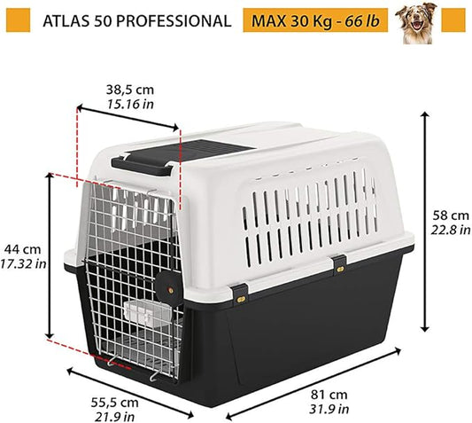 Ferplast Carrier for Dogs Atlas 50 Professional, M, 7.68 kg