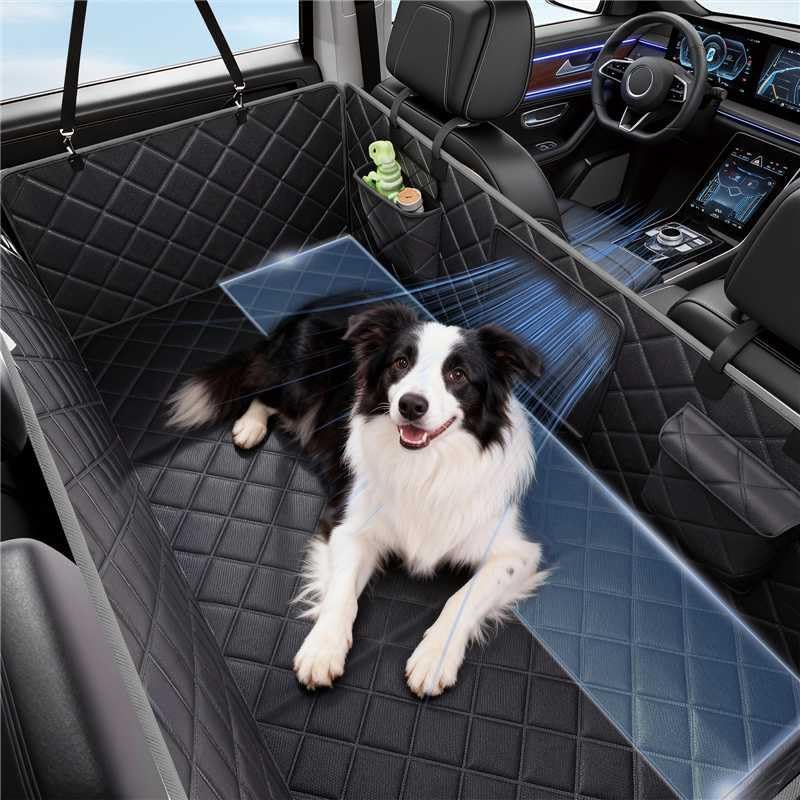 Back Seat Extender for Dogs, 500LBs Hard Bottom Dog Car Seat Cover by Unknown