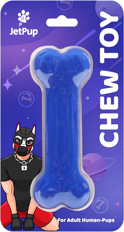 Pup Chew Toy - Bone - Human Grade Chew Toy - Human Pup Play - 100% Food Grade Silicone (Blue Bone)