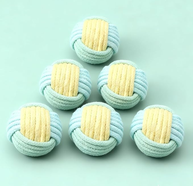 6Pcs Cat Ball Toy, Pet Chew Toy, Biting Ball for Cats, Cats Toys for Indoor, Interactive Cat Chew Toys for Kitty Kitten