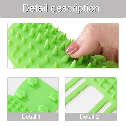 Groomer Brush,Grooming Brush for Cats Scratch Massage Brush Cats Self Groomer Scratcher Comb Cats Corner Groomer for Cats Soothing Rel