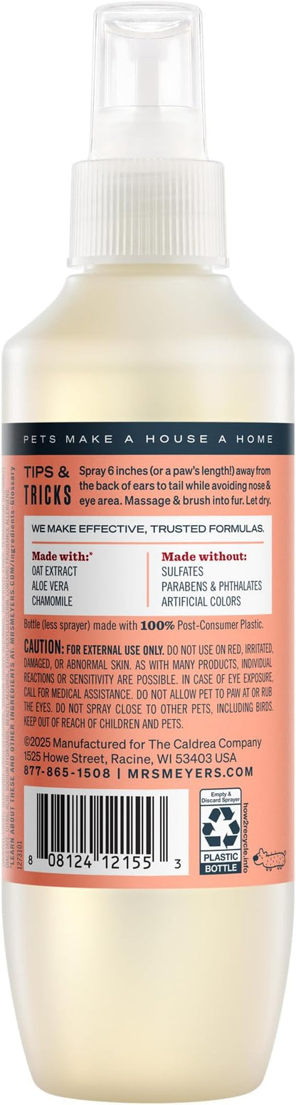 MRS. MEYER'S Clean Day Dog Deodorizing Spray, White Peach Scent, 8oz