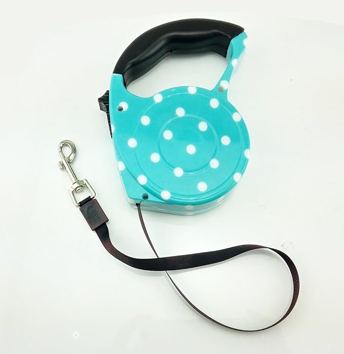 Yueton 16.5 ft Pet Dog Cat Puppy Retractable Leash Traction Rope Walking Lead Leash (Blue)
