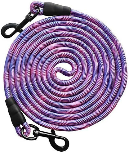 BTINESFUL 8/12/20/30/50/75ft Dog Tie-Out Long Tether Rope Dog Lead for Yard by BTINESFUL