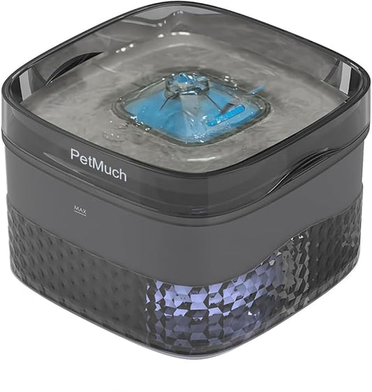 2.4Gal/9L Pet Water Fountains for Medium and Large Dogs and Multiple Cats Large Capacity Automatic, Dog Water Fountains with Filters (Dog Fountain 1 Filtesr + 1 Sponges)