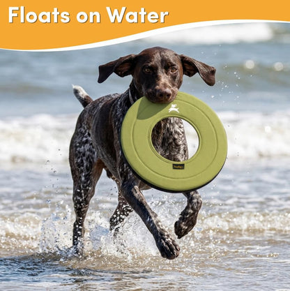 OllyDog Super Flyer Dog Flying Disc – Floating Fetch Toy for Water Play, Soft Eco-Friendly Recycled Fabric, Gentle on Teeth, 11" for Medium & Large Dogs (Alchemy, 11") - Image 2