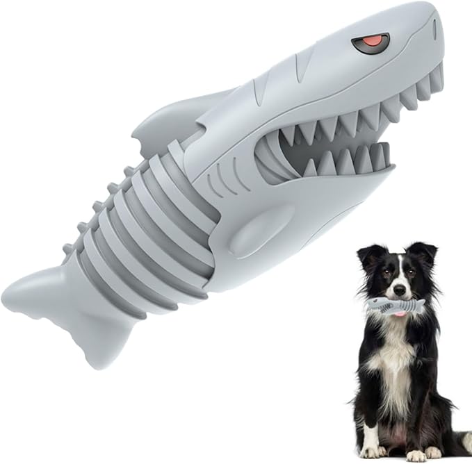 Dog Chew Toys for Aggressive Chewers, Indestructible Tough Durable Squeaky Interactive Dog Toys Teeth Cleaning Dog Chew Toy for Small Meduium Large Breed