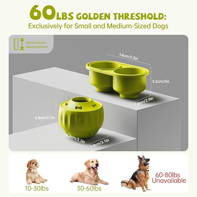Frozen Dog Treat Toy to Keep Them Busy, Cognitive Dog Enrichment Toys for Brain Stimulation, Long Lasting Interactive Toys to Reduce Boredom & Anxiety Relief (Nylon)