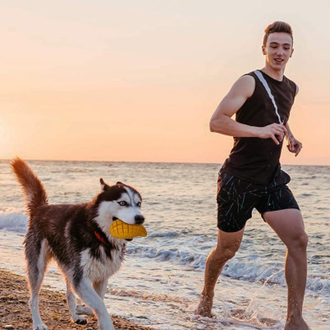Upgrade Mango Dumbbells Dog Chew Toys for Aggressive Chewers Large Dogs, Indestructible Tough Dog Toys Interactive Durable with Mango Scent, Dental Clean Highly Bite Resistant