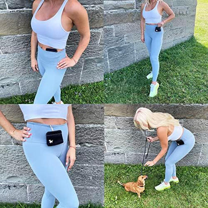 Small Dog Treat Pouch – Slim Magnetic Pocket Dog Treat Bag for Walking & Training – Discreet Clip On Treat Pouch for Leash, Waistband or Pocket – Mess Free Storage (Pink) - Image 5