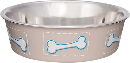 Loving Pets Coastal Bella Bowl for Dogs, Medium, Sand