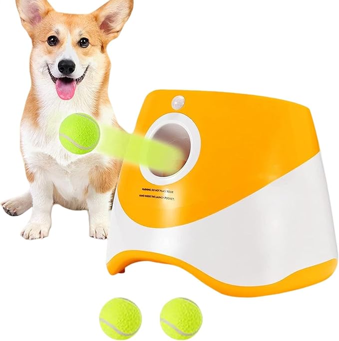 Genérico Automatic Ball for Dogs - Interactive Pet Machine - Interactive Ball for Pets - for Outdoor House Family Play Exercise and