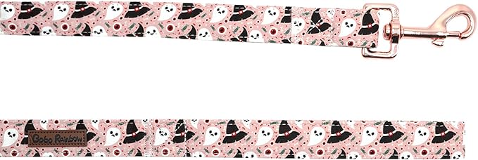 Dog Leash, Halloween Fall Ghost Print Durable Strong Dog Leashes Heavy Duty Comfortable Padded Pet Leash for Small Medium Large Dogs