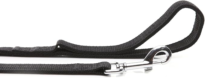 Nylon Dog Leash with 2-Layer, 4 FT/ 6 FT/ 7FT Long, 1 Inch Wide for Medium Large Dogs