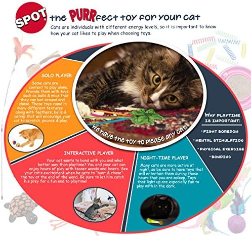 SPOT Colored Plush Catnip Mice Toys – 12-Pack of 4.5-Inch Rattle Mice – Interactive Cat Toys for Indoor Cats & Kittens – Soft, Lightweight, Classic Mouse Shape – Catnip-Filled for Active Play - Image 4