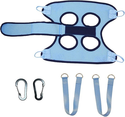 Secure Pet Grooming Hammocks for Dog Cats Nails Clipping Bathing with Durability Polyester Fabric and Restraint