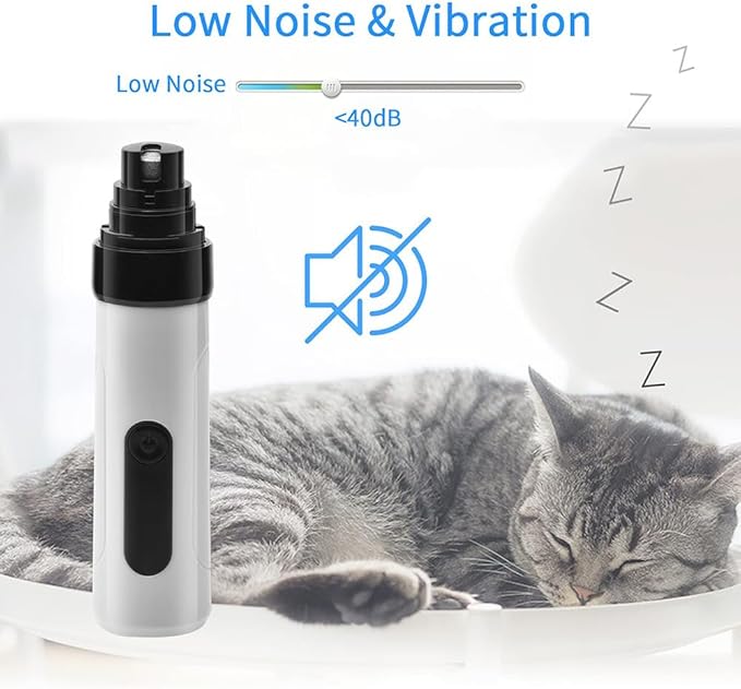 Puppiclaw 2.0 Silent Groom Pro Dog Nail Grinders for Dogs and Cats Pet Paws Grooming Smoothing Tool (1pc)