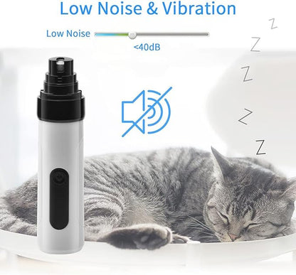 Puppiclaw 2.0 Silent Groom Pro Dog Nail Grinders for Dogs and Cats Pet Paws Grooming Smoothing Tool (1pc)