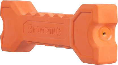 Browning Pet Training Tools, Durable Dog Toys for Tug and Fetch, Bone Squaker (Orange), One Size