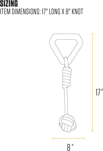 Carhartt Pet Training Tools, Durable Dog Tool for Tug and Fetch, Monkey Fist Dog Pull (Blaze Orange)