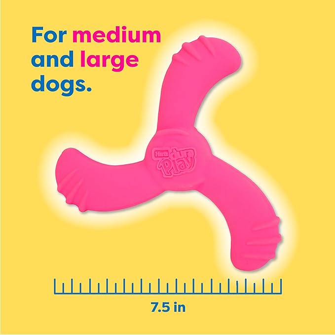 Hartz DuraPlay Bacon Scented Dog Toys, Medium/Large ( Colors may vary ) All Breed Sizes