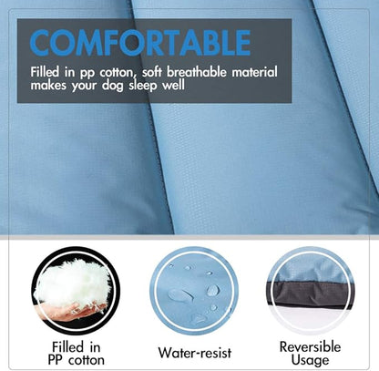 CHEERHUNTING Outdoor Dog Bed, Waterproof, Washable, Large Size, Durable, Water Resistant, Portable and Camping Travel Pet Mat