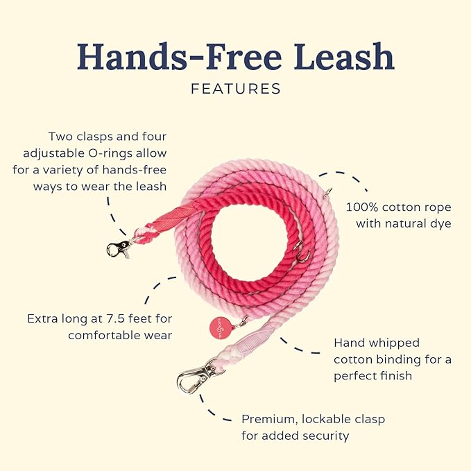 Cupid's Crush Hands-Free Rope Leash