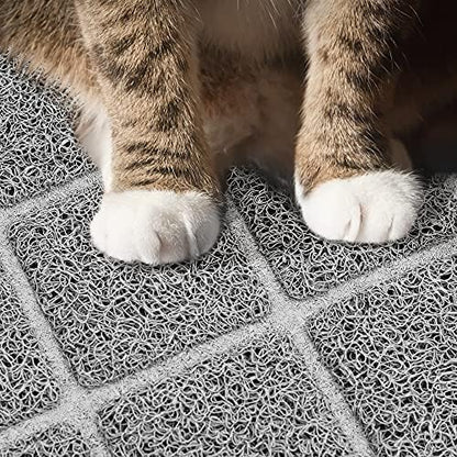 Niubya Premium Cat Litter Mat, Litter Box Mat with Non-Slip and Waterproof Backing, Litter Trapping Mat Soft on Kitty Paws and Easy to Clean, Cat Mat Traps Litter from Box - Image 4