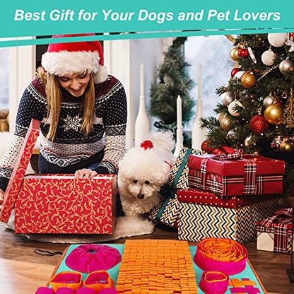 Vivifying Snuffle Mat for Dogs, Interactive Dog Enrichment Toys for Small Dogs and Cats Slow Eating and Keep Busy, Sniff Mat for Boredom and Mental Stimulation - Image 2