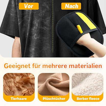 Pet Hair Removal Gloves, 2025 New Efficient Grooming Gloves for Pet Hair, Upgrade Cat Grooming Gloves for Cats and Dogs, Pet Hair Remover Glove for Couch, Furniture, Carpet and Car Seat (2Pcs Black)