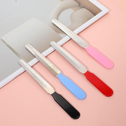 4PCS Small Dog Nail File, Colorful Metal Nail File, Professional Pet Filer Scratcher Set, Durable Nails Grooming Tool for Outdoor & Indoor Dog, Remove Burs for All Toenail Types