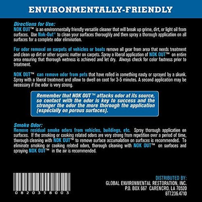 NOK OUT Odor Remover, Pet Deodorizer and Cleaning Spray, Made in the USA, 32 Fluid Ounce Spray - Image 6