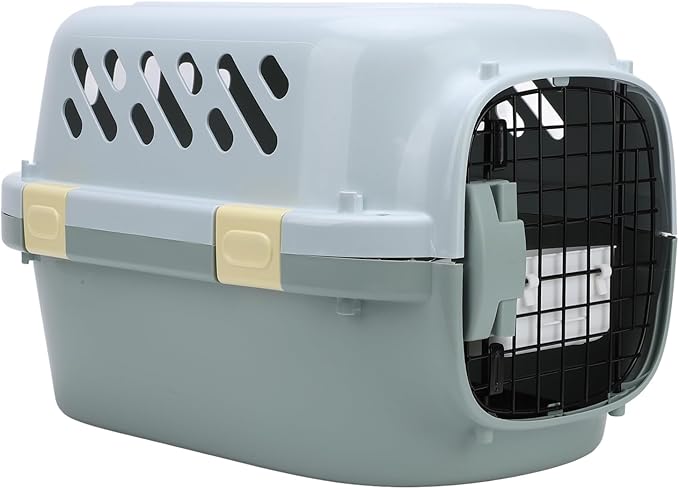 Hard Sided Dog Pet Carrier, Portable Sturdy Dog Pet Travel Carrier Versatile for Home (11.5x26.5x3.5cm/4.5x10.4x1.4in)
