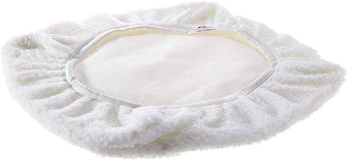 FidoRido Dog Car Seat Cover Machine Washable Replacement Sherpa Cover, Comfortable & Durable, for Cars & SUVs, Seat Protector for Dogs, Vacation and Travel Essential, White Sherpa
