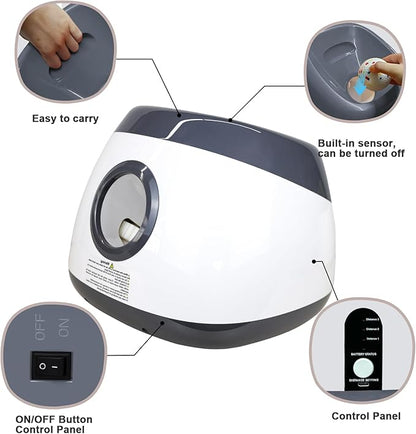 SOCO Automatic Ball Launcher for Dogs Large- 3 Distance Settings (40/60/80FT) w/Remote Control | 2.5" ETPU Tennis Balls | Indoor/Outdoor Dog Toy | 6 Balls & Quick Charge Included