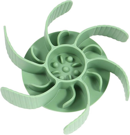 Slow Feeder Dog Bowl Insert with Strong Suction Cup Nonslip Silicone Pet Food Dispenser for Eating and Digestion